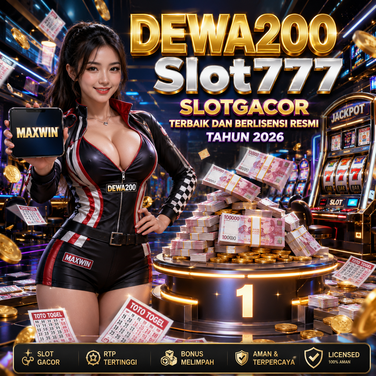 DEWA200 Slot777 SLOTGACOR Terbaik dan Berlisensi Resmi Tahun 2026